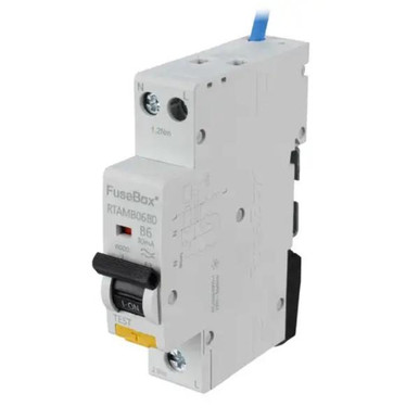 Fusebox Bi-Directional Mini Rcbo 6amp 30ma 1p+n Type A product image