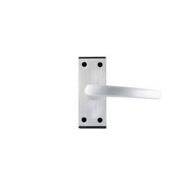 Aluminium Black End Cap Lever On Backplate product image