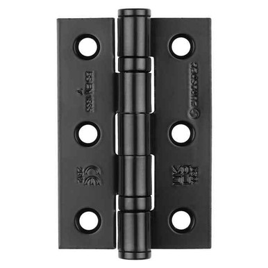 Ball Bearing Hinge 76mm x 51mm x 2mm, Matt Black product image