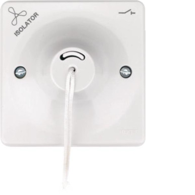 Hager 10a 3 Pole Fan Isolator Ceiling Switch product image