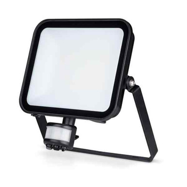 Jcc Jc091008 Led Floodlight, 50w, Ip65, 4000k, 4500lm +Pir, Black product image
