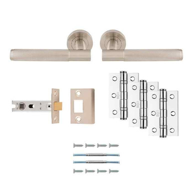 Sterling Lagos Latch Pack Ultimate Door, Satin Nickel product image