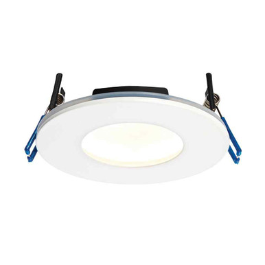 Saxby Orbital Plus, 9w, Warm White, Matt White, IP65 product image