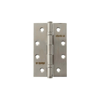 Atlantic Slim Knuckle Ball Bearing Hinges, 4" x 2.5" x 2.5mm, Satin Stainless Steel product image