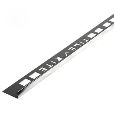 Tile Rite Msl112, 8mm, Silver, L Shaped Trim product image