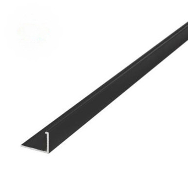 Tile Trim, Black, 12mm, 2.44m product image