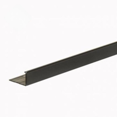 Tile Rite 8mm Smooth Black L Shaped Trim product image