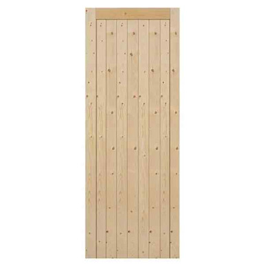 Jb Kind Softwood Framed Ledged & Braced External Door, 1981mm x 838mm x 44mm product image