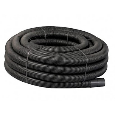 Land Drain, 80mm x 100m Coil, Black, Perforated product image
