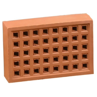 Clay Air Brick Square Hole, 215mm x 140mm, Red product image
