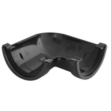 Swish Round 90 Degree Angle, Black product image