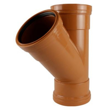 Navigator U/G 110mm Triple Socket Junction 45 Degree product image