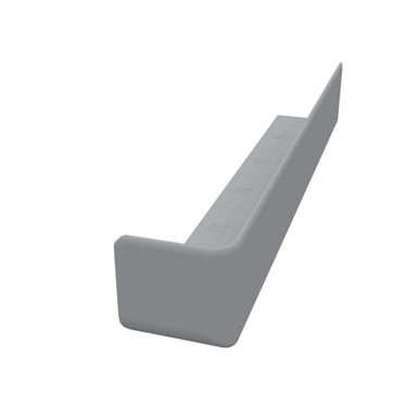 Freefoam Square Leg Fascia 300mm 90deg External Corner Sm Anthracite Grey product image