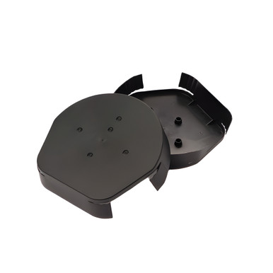 Easy-Trim Universal Dry Verge Ridge End Cap, Half Round, Black product image