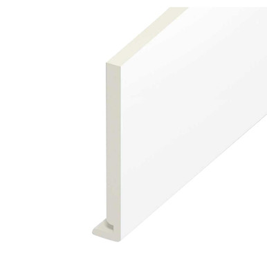 Eurocell Euroboard Plain Fascia Board, 175mm, 18mm, White, 5m product image