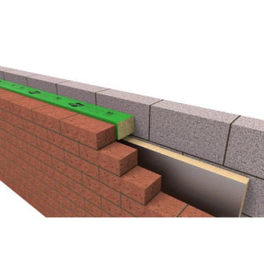 Arc Party Wall Cavity Stop Socks, 125mm, Red, 130mm x 250mm x 1200mm product image