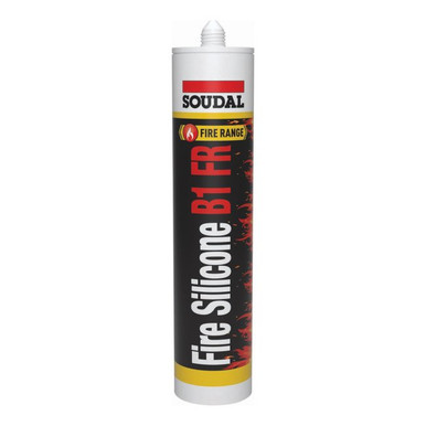 Soudal Fire Silicone B1 Fr, 300ml, Black product image