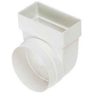 Manrose 110mm x 54mm To 4" Round 90 Degree Elbow product image