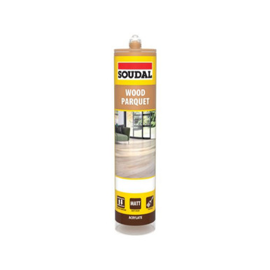 Soudal Parquet & Timber Acrylic Based Sealant, 290ml, Medium Oak product image