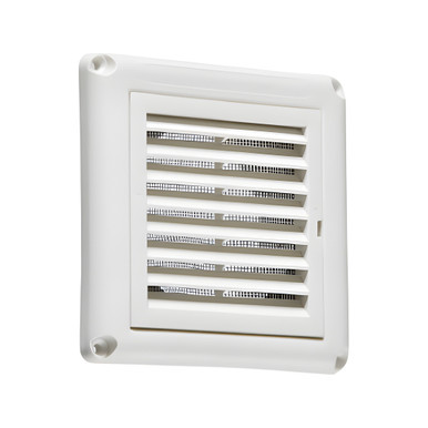 Mla 4'' Fixed Grille With Flyscreen, White product image