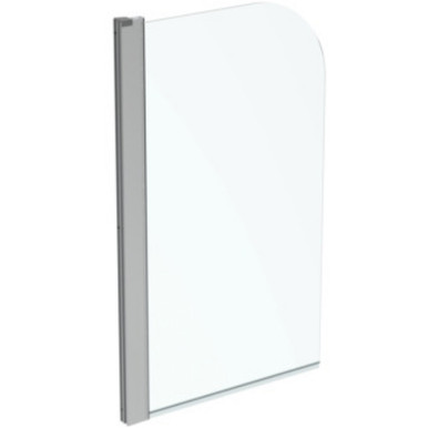 Ideal Connect Nw Bath Screen, 80cm, Clear/Silver product image