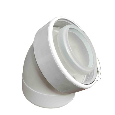 Warmflow Flue Bend/Elbow, 45deg product image