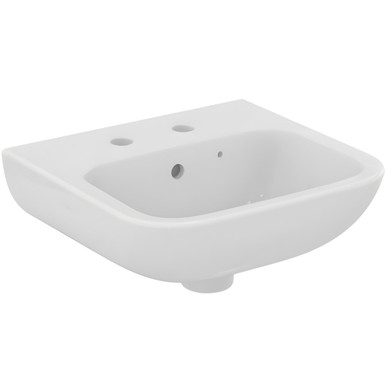 Armitage Portman 21 Basin, 2 Tap Hole, 400mm, White product image