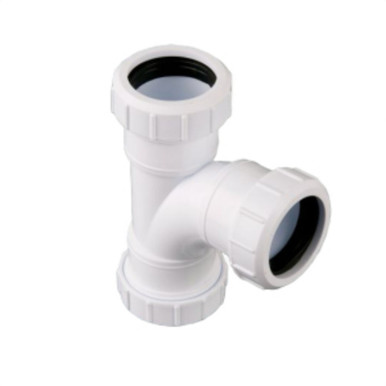 Brett Martin 40mm Compression Waste Swept Tee, 92.5deg, White product image