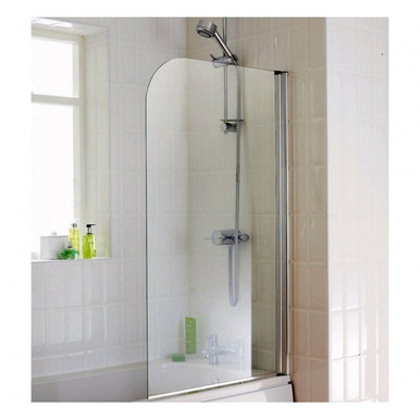 Essentials Element Curved Bathscreen, Chrome product image