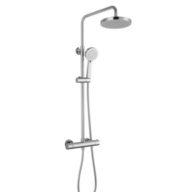 Twin Outlet Shower, Chrome Plated product image