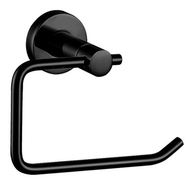 Lucca Black Toilet Roll Holder product image