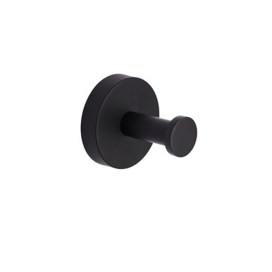 Round Robe Hook, Black product image