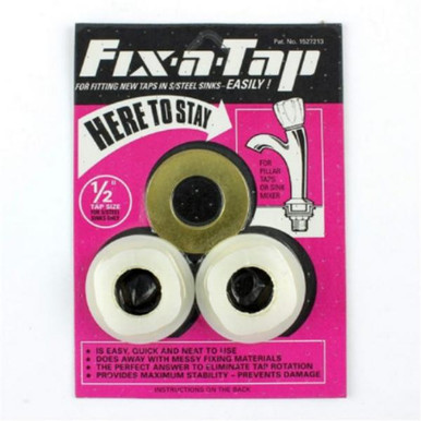 Fix-A-Tap 1/2" Pink Steel Sinks product image