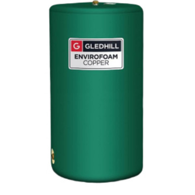 Gledhill Indirect Hot Water Cylinder, 1200mm x 450mm, 10m Coil, White product image