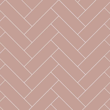 H/Bone Panel With 410mm x 123mm Rec Tile, 2400mm x 598mm x 11mm, Antique Rose product image