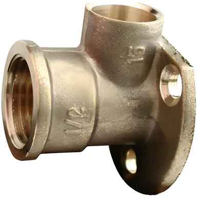 Navigator Endfeed Wall Plate Elbow, 15mm x 1/2" product image