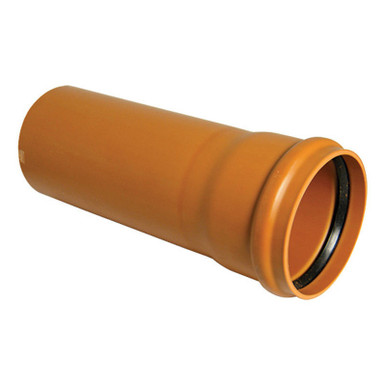 Floplast 110mm Underground Drain Pipe Socketed 6m product image