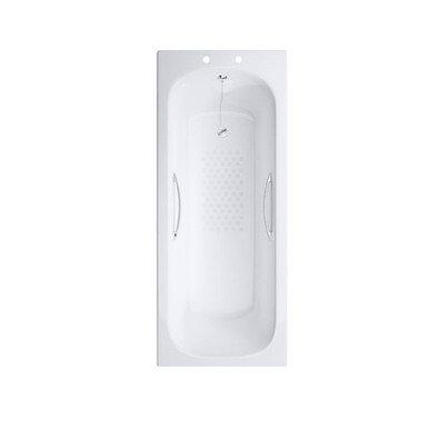 Lecico Atlas Trade Steel Bath, 1500mm x 700mm, Slip Resistant, 2 Tap Hole product image
