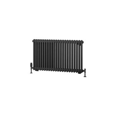 Eastbrook Rivassa Two Column Radiator, 600mm x 1010mm, Matt Anthracite product image