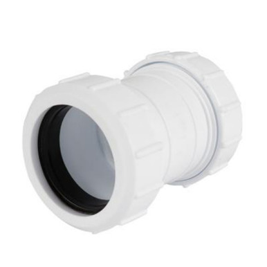 Navigator Compression Waste 40mm Coupler, White product image