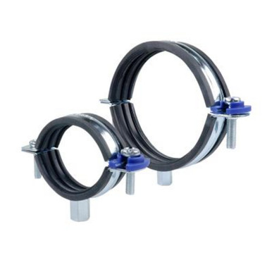 Rubber Lined Clip Galvanized Steel, 20mm - 23mm, Blue Lock product image