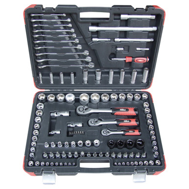 Hilka 120 Piece 1/4", 3/8" and 1/2" Drive Socket Set product image