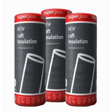 100mm Superglass Insulation Multi-Roll, 12.12sqm, Bulk Pack of 24 product image