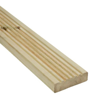 Timber Decking Treated, 32mm x 125mm (27mm x 120mm Finished Size) product image