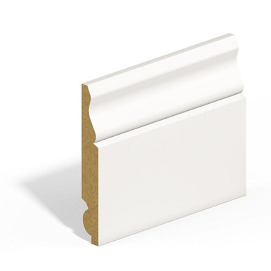 18mm X 144mm Mdf Skirting Ogee/torus Dual Purpose Primed 4.2m product image