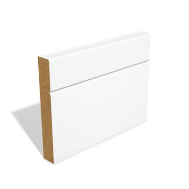 14.5mm x 119mm Mdf Skirting Pencil Round and V Groove Prime 4.2m product image