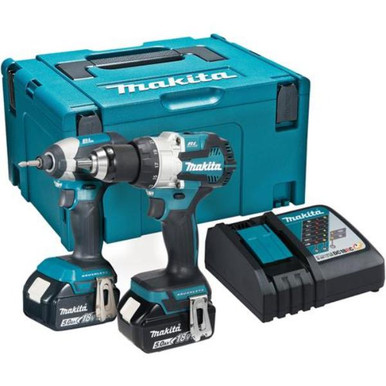 Makita Combo Kit Lxt, 18v Drill/Driver, 2 x 5ah Batteries/Charger product image