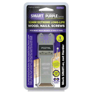 Smart Series Titanium Alloy Bi-Metal Smart Blade, 32mm, Purple product image
