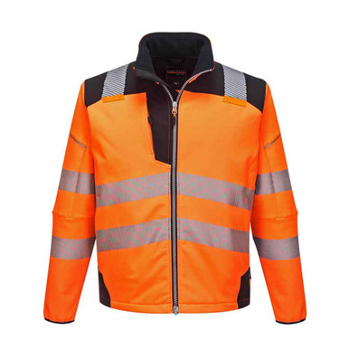 Pw3 Hi Vis Softshell Jacket, Orange, Xl product image