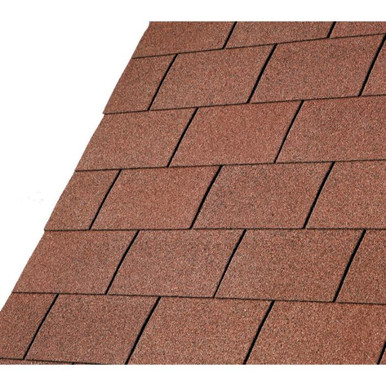 Iko Armourglass Plus Square Butt Shingle Tile, Red, 2sqm product image